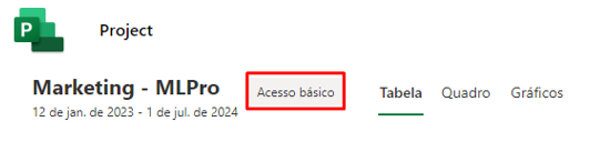 Acesso Básico Project for the Web