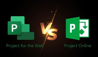 Capa do artigo Project for the web vs Project Online