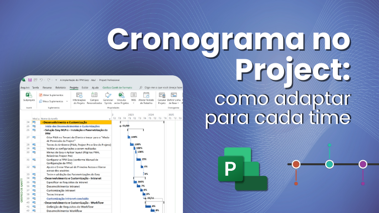Capa do artigo Cronograma no Project: como adaptar para cada time