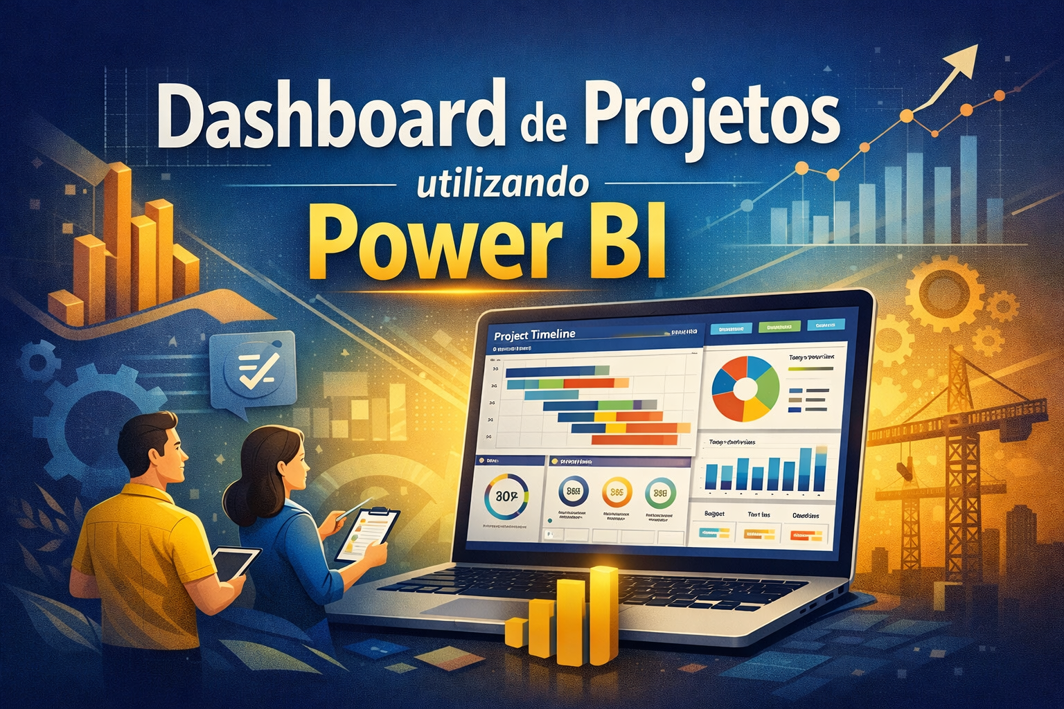 Capa do artigo Dashboard de Projetos utilizando Power BI